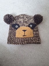 Teddy Bear Face Knitted Bobble