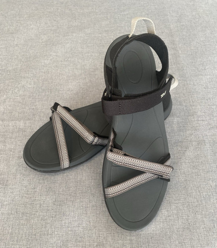 Teva black sandals eu 43 - uk, 9
