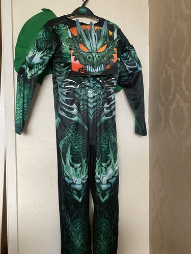Halloween green dragon - green,
