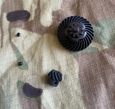 Airsoft 9 Teeth Spiral Bevel Gear & Helical Pinion Gear for V2/3 Gearbox