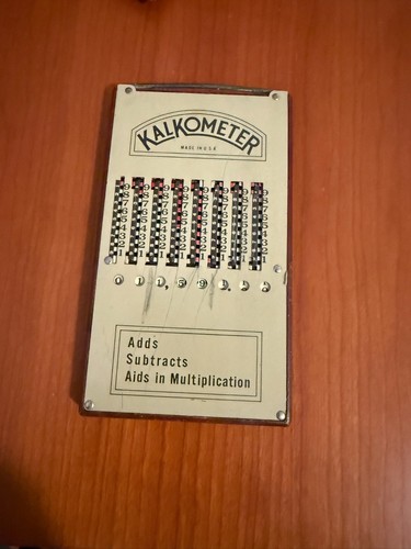Vintage kalkometer mechanical - vintage,