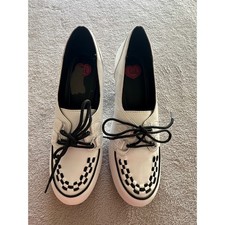 TUK Creeper Heel White Black