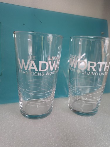 Wadworth pint glasses - pint, x