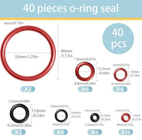 40pcs ring seals set - 40pcs, for