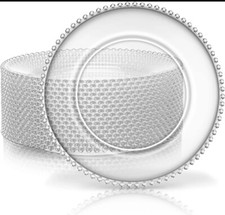 6Pcs Plastic Charger Plates