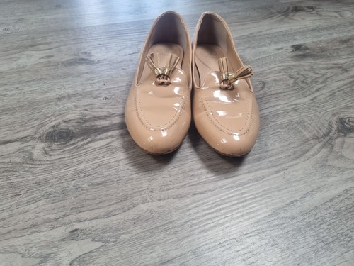 Dune patent shoes - dune, nude