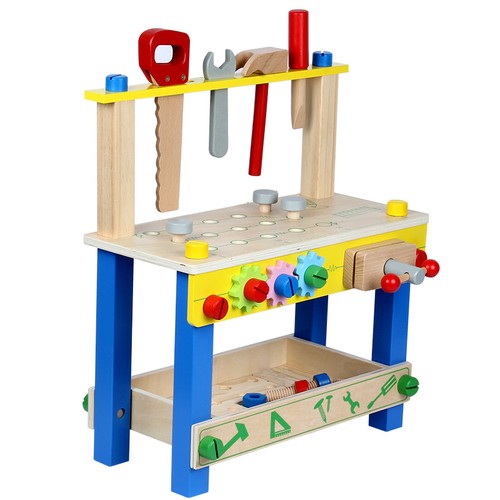 Kids wooden tool bench - kids, set