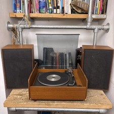 Vintage Ferguson Garrard SP25 MK II Turntable Record Player & 2 x Speaker 3407