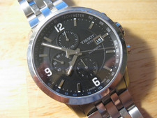 TISSOT PRC200 CHRONOGRAPH AUTOMATIC MENS WATCH T055427A VGC LOOKS GREAT