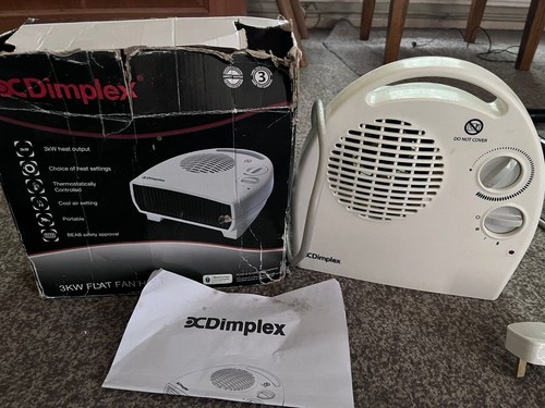 Dimplex 3kw flat fan heater - dimplex,
