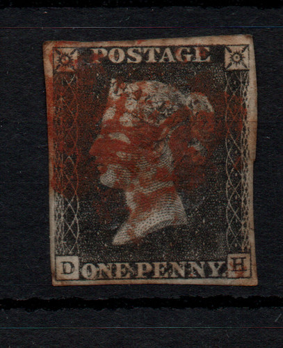 1840 penny black 4 - 1840,