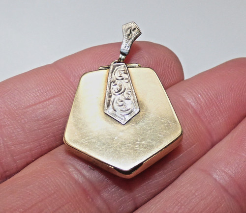 Antique art deco 9ct - art,