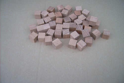 45x wood cubes wooden - 45x, /