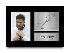 Tom Hardy Signed Pre Printed