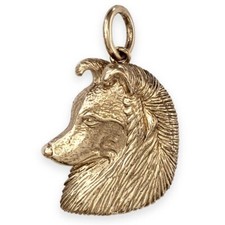 Solid 9ct Gold BORDER COLLIE