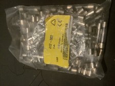 Eaton 100x Glass Fuse 6 x 32mm 1 1/4” F5A Quick Blow RS comp 412-302 classic car