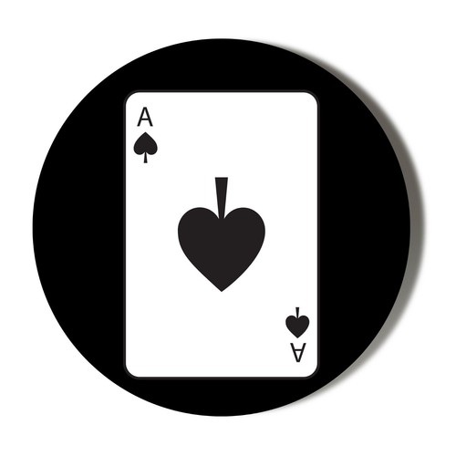 Ace spades black - ace, of