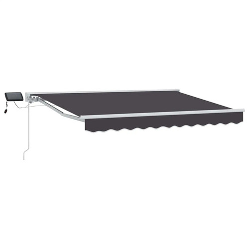 Retractable awning anthracite - awning,