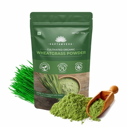 Saptamveda wheatgrass powder - saptamveda,