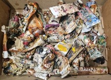 Box Of 30 Tubes Used Oil Paints Mainly Winsor & Newton Vintage Varios Colours