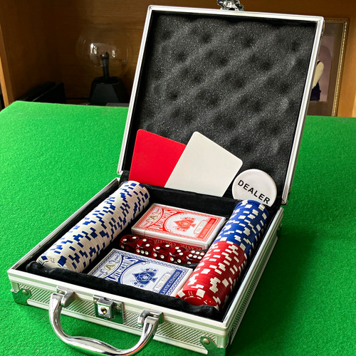 100 chip poker set - 100, set,