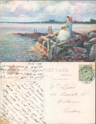 Woman waiting the sea - by, for