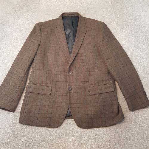 Mens jacket 48r brown - jacket,