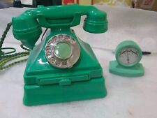 Jade Green Bakelite Pyramid Telephone great condition