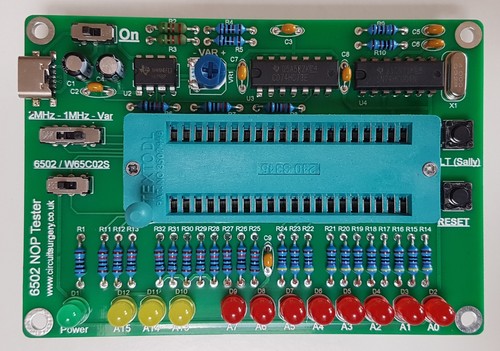 6502 w65c02 nop tester test - w65c02,