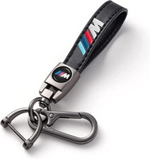 BMW M Sport Metal Leather Keyring Luxury Keychain High Quality Key Ring