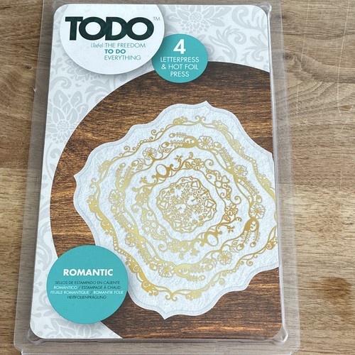 Todo romantic letterpress - todo,