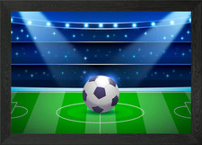 Football Field Framed Wall Art