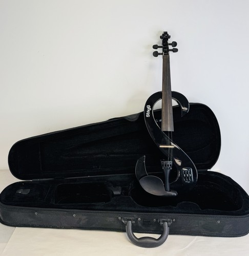 Stagg black electric - stagg, 4/4