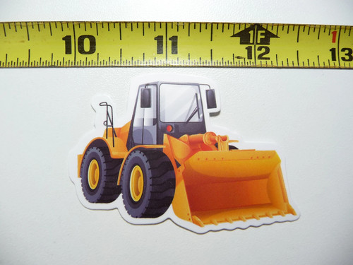 Front end loader empty - end,