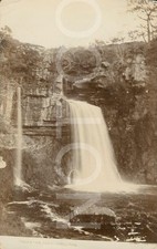 RPPC Thornton Foss Waterfall Ingleton Yorkshire England Postcard