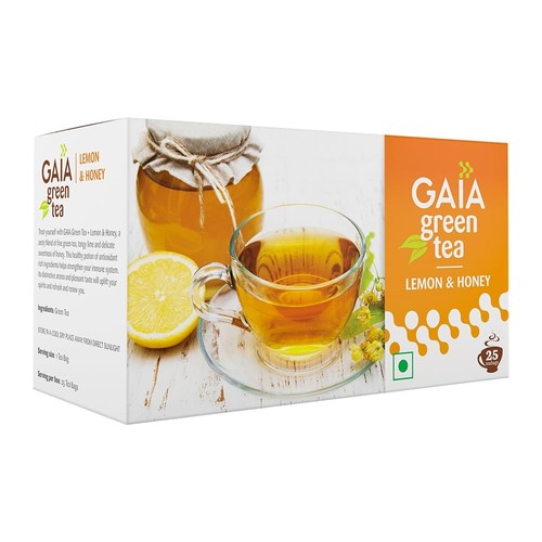 Gaia green tea honey lime - tea, 25