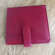 P & O Cruises Red Soft Calf