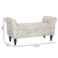 Bedroom Ottoman Seat w/