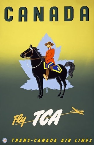 Tx241 vintage 1950 canada - 1950's,