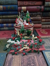 Vintage Christmas Cake Toppers
