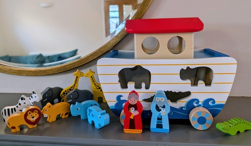 Noah ark wooden children - noah's, children's