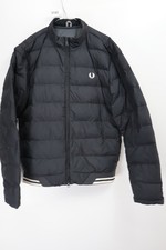 Fred Perry Black Quilted