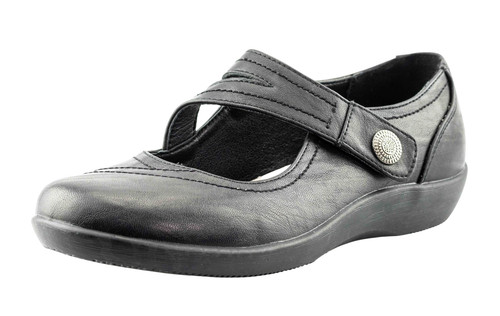 Womens extra wide - ee, black