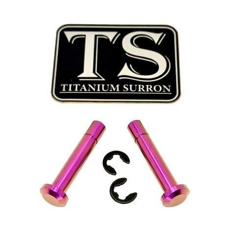 Titanium battery lid - battery, pins