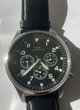 TCM Chronograph Mens Black