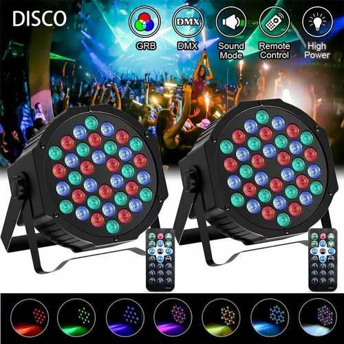 Led stage lights rgb - 2x,