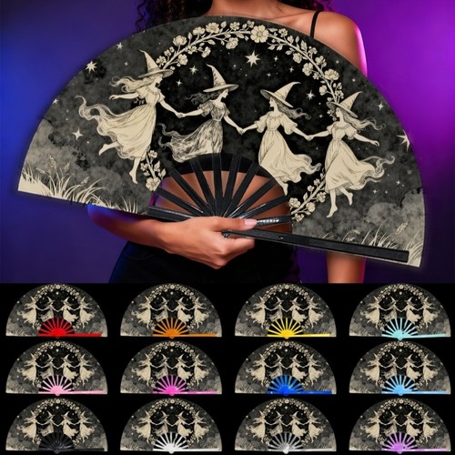 Handheld large hand fan 33cm - fan,