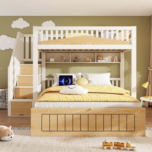 Triple bunk bed - 4ft6, double
