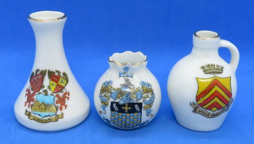 Three crested china vintage - china,
