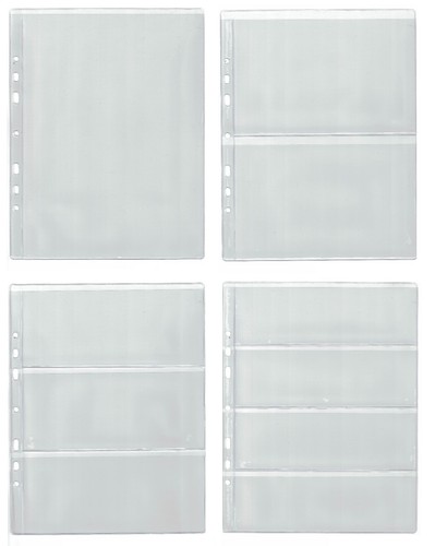 Pages for banknote album - a4,